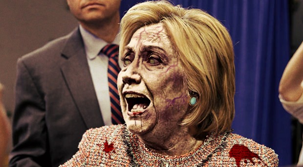 Hillary Shocked Zombie